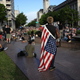 People attending a protest over the police killing of George Floyd on June 3, 2020 in Washington, DC